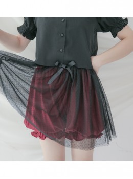 Multiple Colour Knit Net Yarn Sweet Lolita Bloomers