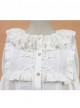 White Doll Collar Lantern Sleeve Bowknot Lolita Blouse