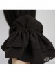 Chocolate Flare Sleeve Long Sleeve Bowknot Lolita Blouse