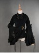 Gorgeous Flare Sleeve Black Bowknot Lolita Blouse