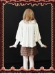 Sugar And Matcha Series Ivory Retro Bats Sleeve Classic Lolita Shirt