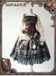 Mechanical Puppet Series Gear Embroidery Apricot Color Punk Lolita Shirt