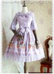 Infanta Chiffon Trumpet Sleeve Lolita Super Short Shirt