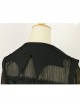 Halloween Black Bat collar Lolita Long Sleeve Shirt