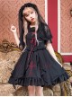 Chiffon Lace Circular Collar Lolita Half Sleeves Blouse