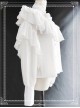 Retro Bowknot Chiffon Lolita Ruffles Long Sleeve Shirt