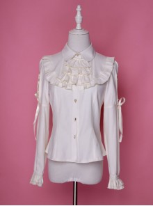 Retro Chiffon Gothic Lolita Long Sleeve Shirt