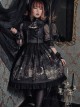 Bat Collar Black Long Sleeve Gothic Lolita Shirt