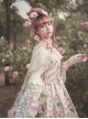 Fairytale Town Dance Party Series Chiffon Lace Classic Lolita Trumpet Sleeve Shirt