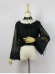 Retro Elegant Lady Lace Trumpet Long Sleeve Classic Lolita Shirt