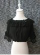 Chiffon Lace Classic Lolita Half Sleeve Shirt