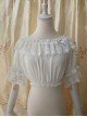 Chiffon Lace Classic Lolita Half Sleeve Shirt