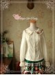 Magic Tea Party Sweet Christmas Series Embroidery Lace Lolita Long Sleeve Shirt