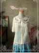 Magic Tea Party Rose Tea Party Series White Chiffon Embroidery Short Sleeve Lolita Shirt