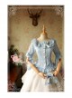 Magic Tea Party Cross And Censer Series Chiffon Short Sleeves Lolita Shirt