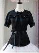 Magic Tea Party Starry Sky Series Star-shaped Collar Chiffon Short Sleeves Classic Lolita Shirt