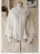 Swan Lake Of Love Series Chiffon Little Standing Collar Classic Lolita Long Sleeves Shirt