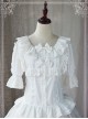 Magic Tea Party Wind's Child Series White Short Sleeve Lolita Shirt