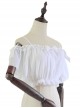 Chiffon Ruffles Sling Lolita Super Short Shirt