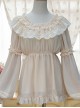 Ruffle Collar Lace Classic Lolita Long Puff Sleeves Shirt