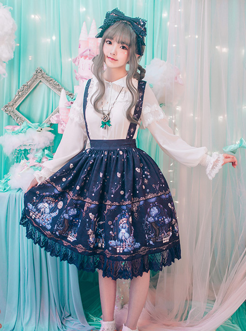 The Dreamland Of Alice Series Chiffon Doll Collar Classic Lolita Long Sleeve Shirt