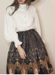 Retro Handsome Classic Lolita Long Lantern Sleeve Shirt