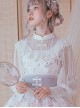 Chinese Style White Lace Sheep-leg Sleeve Classic Lolita Shirt