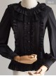 Cute Pure Black Or White Classic Lolita Long Sleeve Shirt