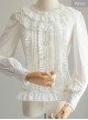 Cute Pure Black Or White Classic Lolita Long Sleeve Shirt