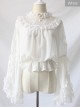 Lace Ruffle Pendant Classic Lolita Chiffon Shirt