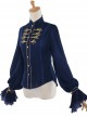 Fog-moon And Crown Series Chiffon Elegance Classic Lolita Long Sleeve Shirt