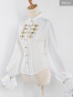 Fog-moon And Crown Series Chiffon Elegance Classic Lolita Long Sleeve Shirt