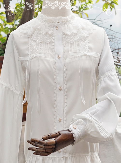 Honey Granulated Sugar Series Elegance Classic Lolita Long Sleeve Shirt