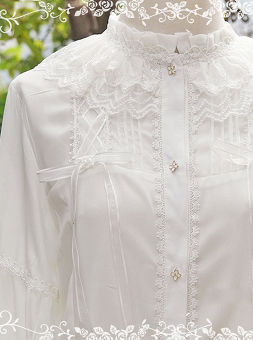 Honey Granulated Sugar Series Elegance Classic Lolita Long Sleeve Shirt