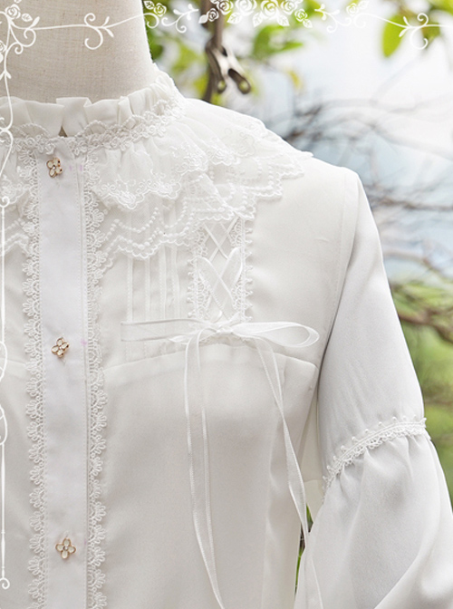 Honey Granulated Sugar Series Elegance Classic Lolita Long Sleeve Shirt