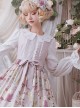 Spring Cute Petal Collar White Classic Lolita Long Sleeve Shirt