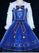 *Star Dream Magic Array* Series White Ruffle Collar Classic Lolita Long Sleeve Shirt