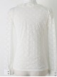 Pearl Small High Collar Lace Lolita Long Sleeve Shirt