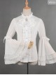 Chiffon Lace Big Cuff Bowknot Classic Lolita Long Sleeve Shirt