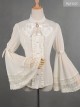 Chiffon Lace Big Cuff Bowknot Classic Lolita Long Sleeve Shirt