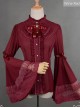 Chiffon Lace Big Cuff Bowknot Classic Lolita Long Sleeve Shirt