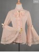 Chiffon Lace Big Cuff Bowknot Classic Lolita Long Sleeve Shirt