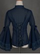 Chiffon Lace Big Cuff Bowknot Classic Lolita Long Sleeve Shirt