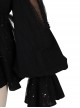 Divine Salvation Series Retro High Collar Gothic Lolita Black Long Sleeve Shirt