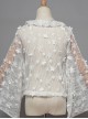 Magic Tea Party Fireworks Festival Series Lace Round Neck Classic Lolita Japanese Style Long Sleeve Shirt