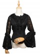 Magic Tea Party Breeze Alice Series Chiffon Bowknot Lace Ruffle Classic Lolita Long Sleeve Shirt