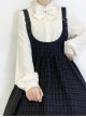 Simple Bowknot Elegant Long Sleeve Classic Lolita Shirt