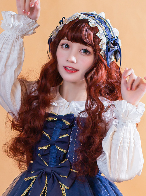 Doll Collar Ruffle Long Sleeve Sweet Lolita Shirt