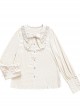Vanilla Latte Series Retro Elegant Classic Lolita Long Sleeve Shirt