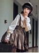 Vanilla Latte Series Retro Elegant Classic Lolita Long Sleeve Shirt